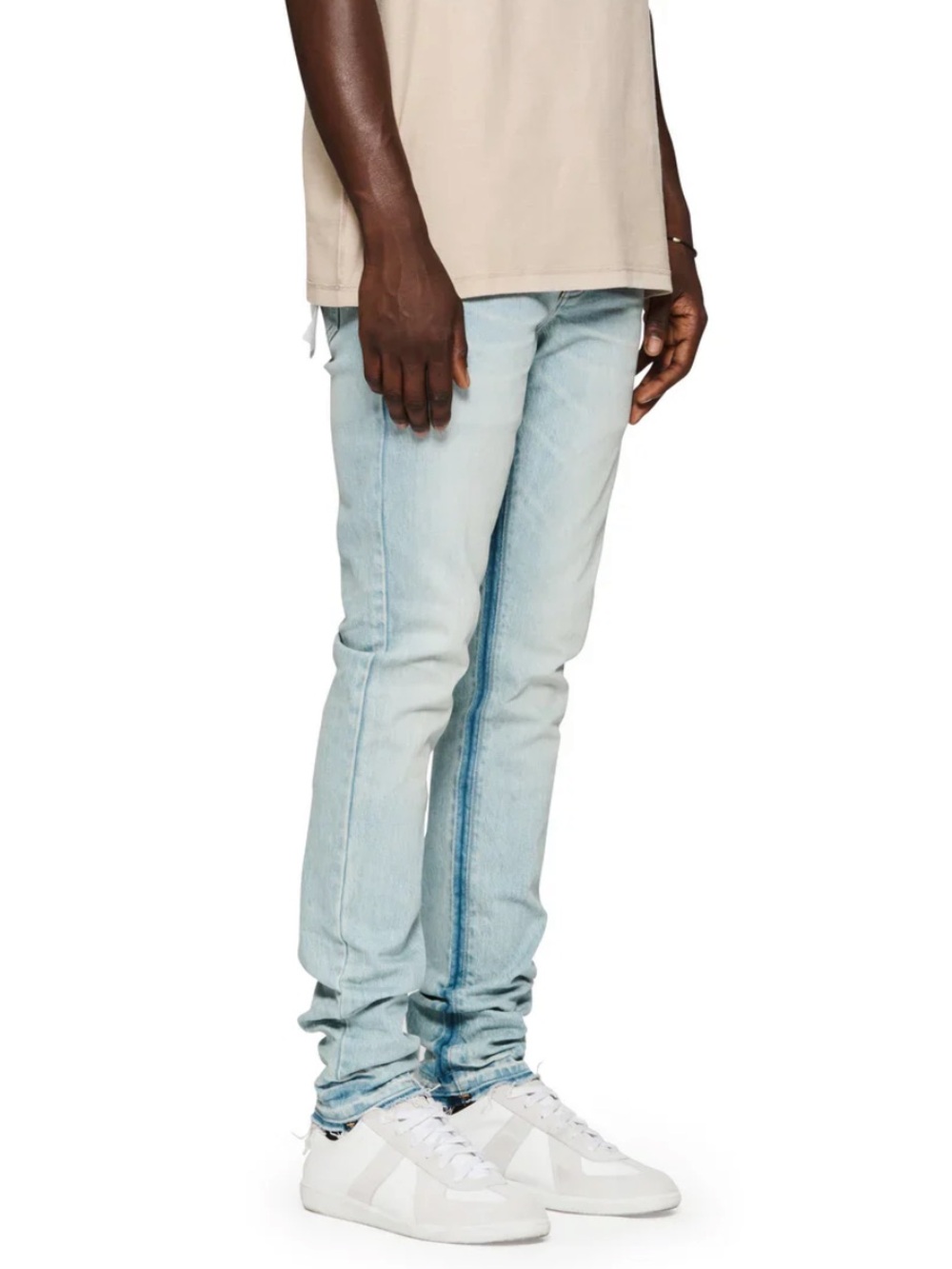 Purple Brand Shadow Inseam Jeans Light Indigo 33 Streetwear Designer SHII224